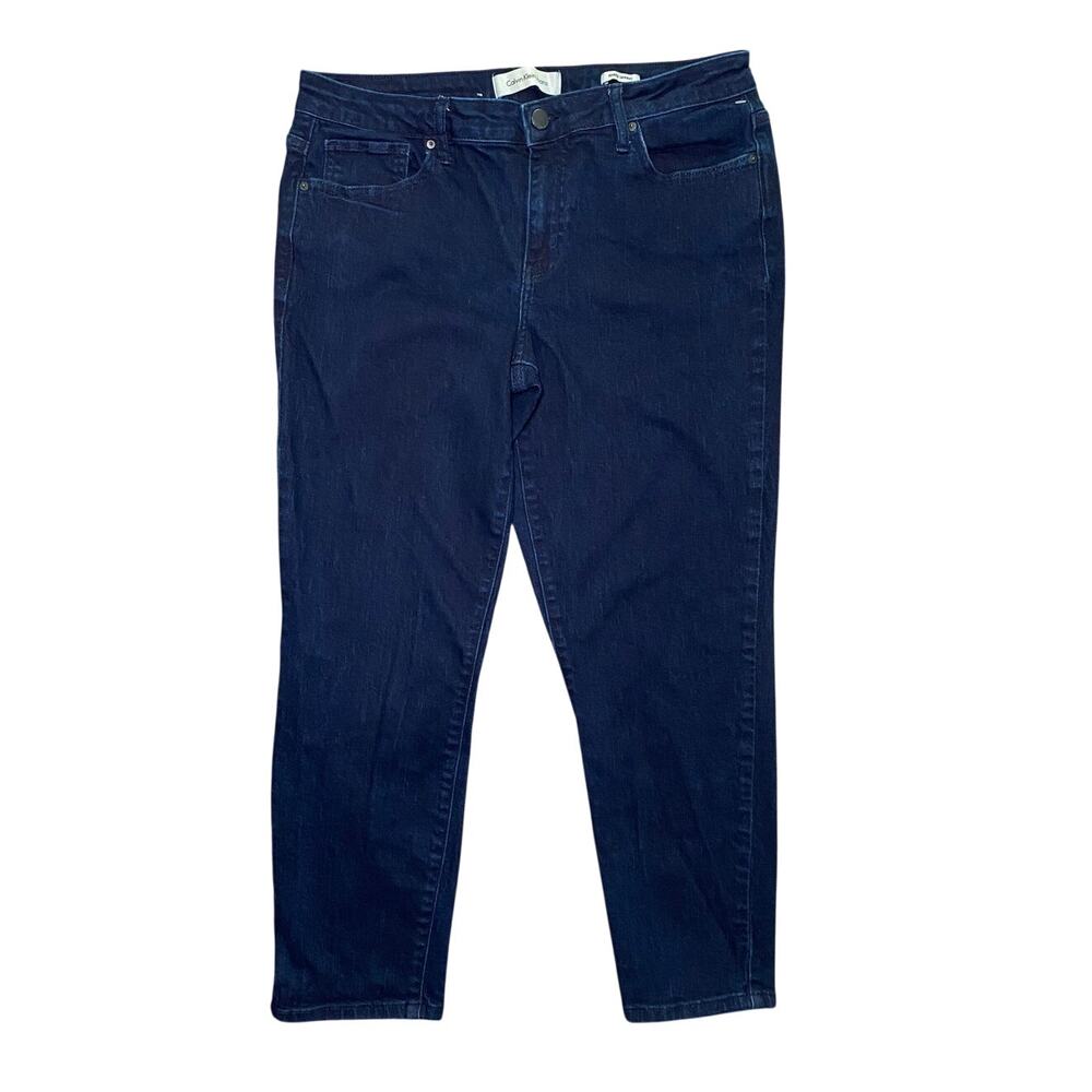 Calvin Klein - Women's Size 14 - Dark Blue Ankle Skinny